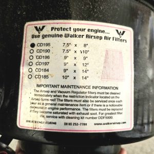 Filtre à air Airsep CD195