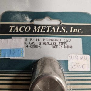 Montant avant de main courante 120° 