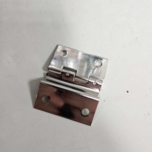 Charnière coudée inox 50x65mm