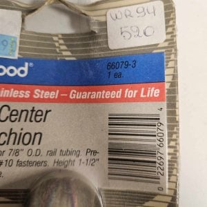 Montant central de main courante 60°