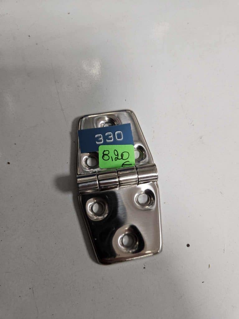 Charnière Inox 75x40mm