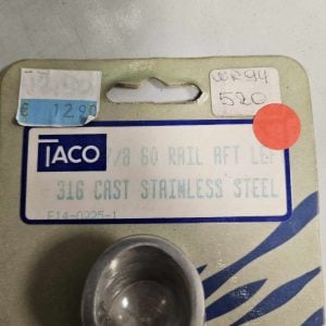 Montant arrière de main courante 60°