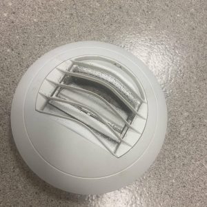 Bouche d'extraction pvc 