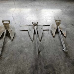 Alternative view of Ancre plate FOB acier galvanisé et non galvanisé