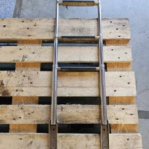 Echelle inox 3 marches rétractable