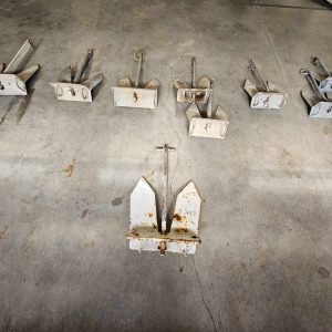 Ancre plate acier galvanisé et non galvanisé