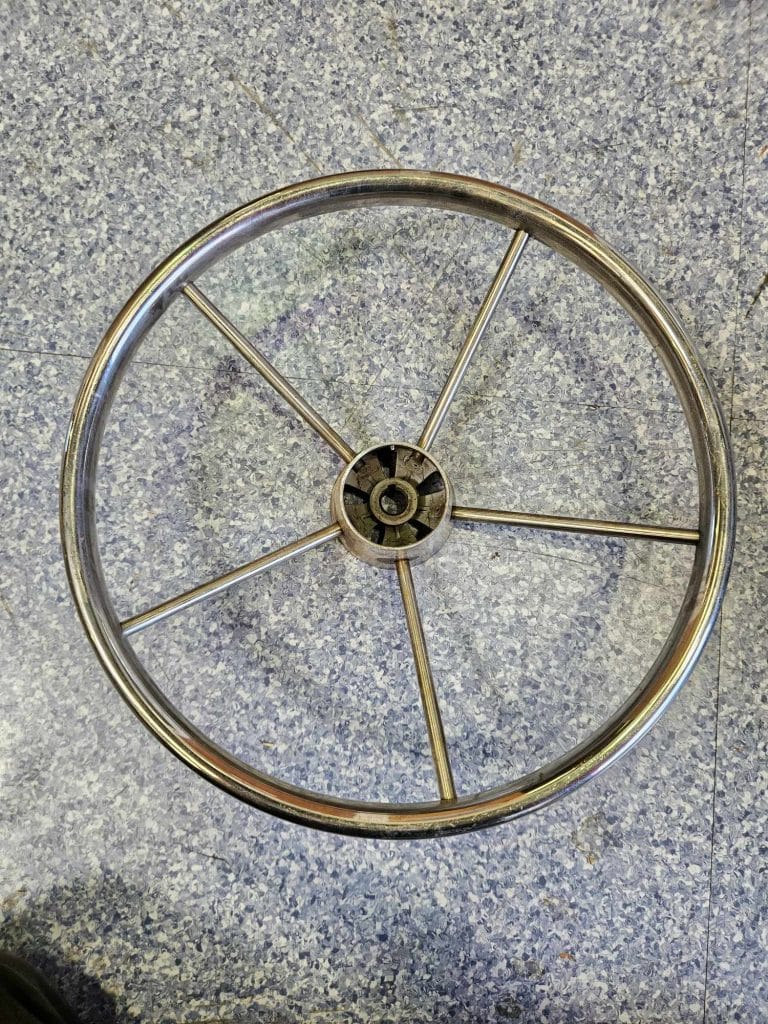 Volant inox 390mm ⌀