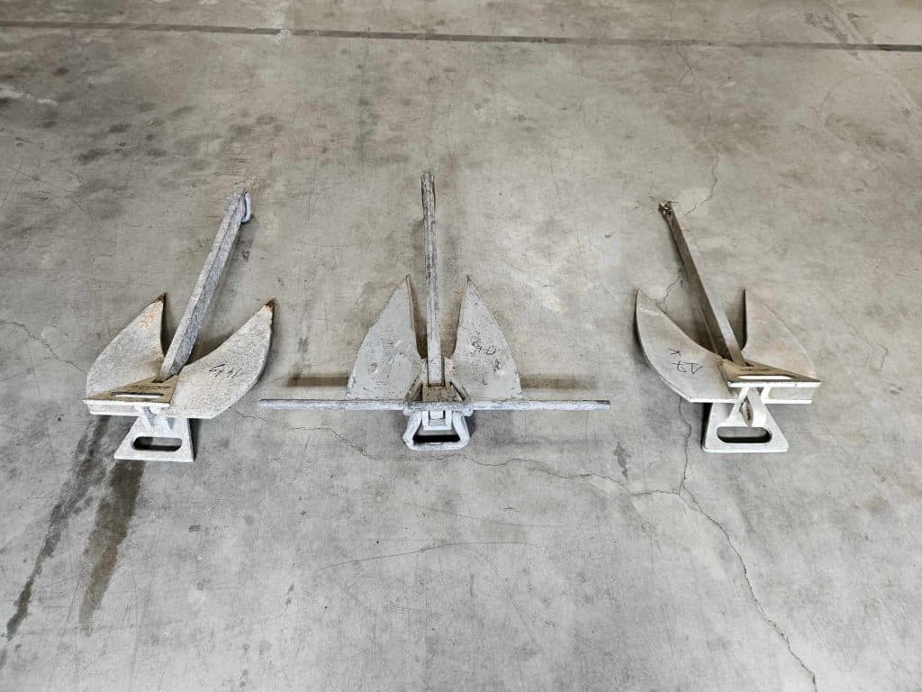 Ancre plate FOB acier galvanisé et non galvanisé