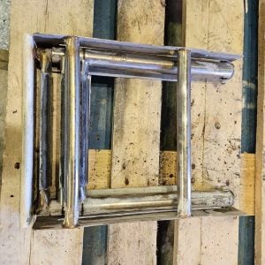 Echelle 3 marches inox rétractable