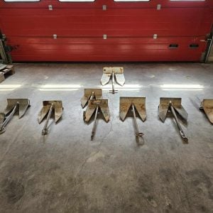 Ancre plate acier galvanisé et non galvanisé