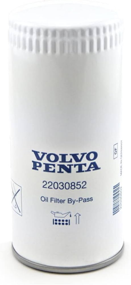 Filtre à huile D4/D6  by-pass Volvo