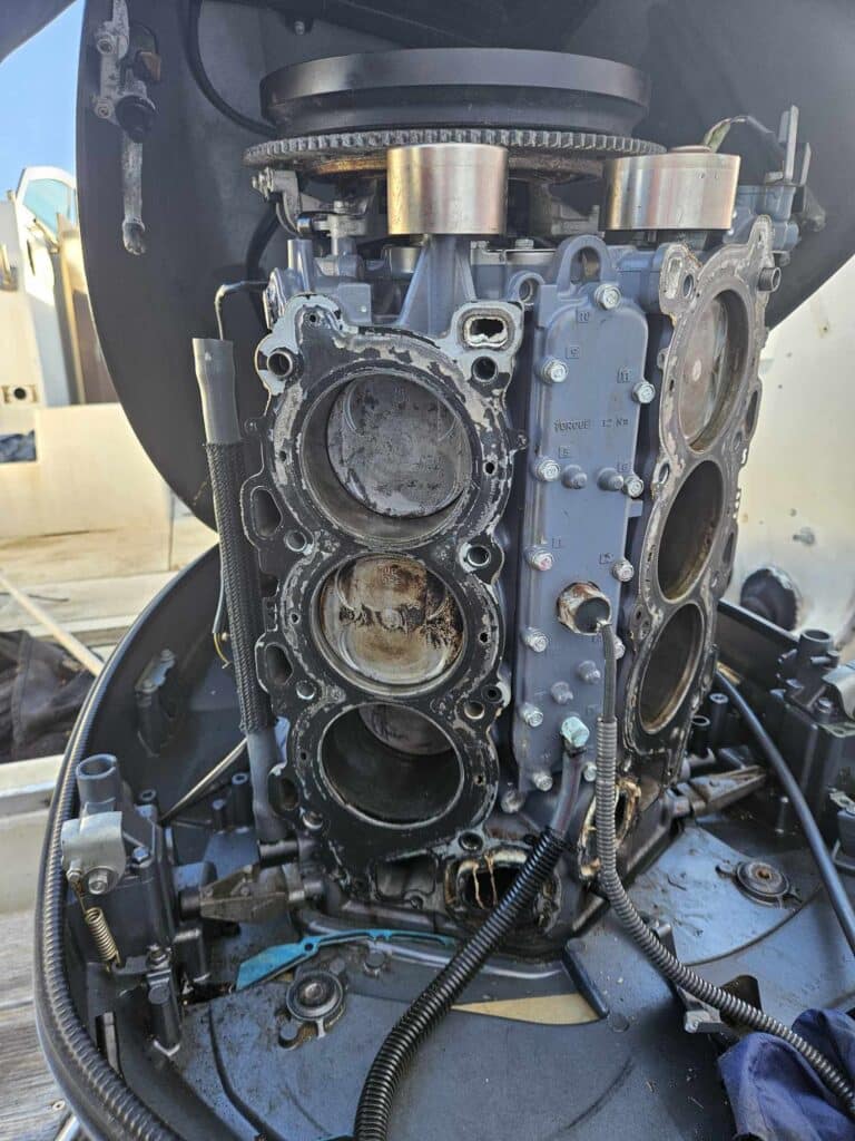 Bloc moteur embiellé F250 AETX Yamaha