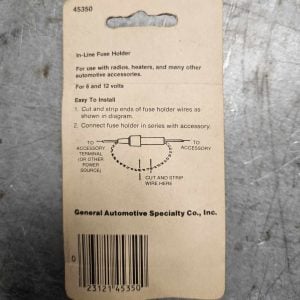 Porte fusibles noir/blanc