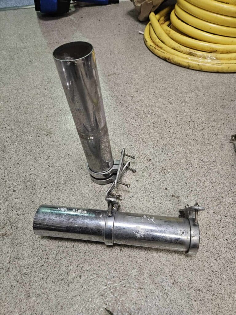 Porte cannes à fixer inox 