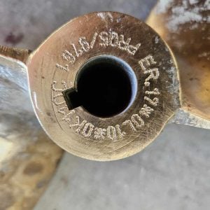 Hélice bronze 2 pales