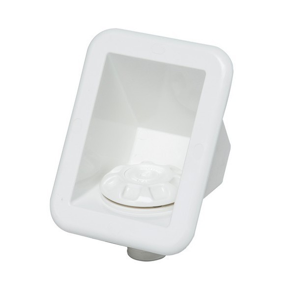 Nable eau avec boîtier – CA-NI2426 – Nable eau blanc 38 mm ; boîtier à encastrer.