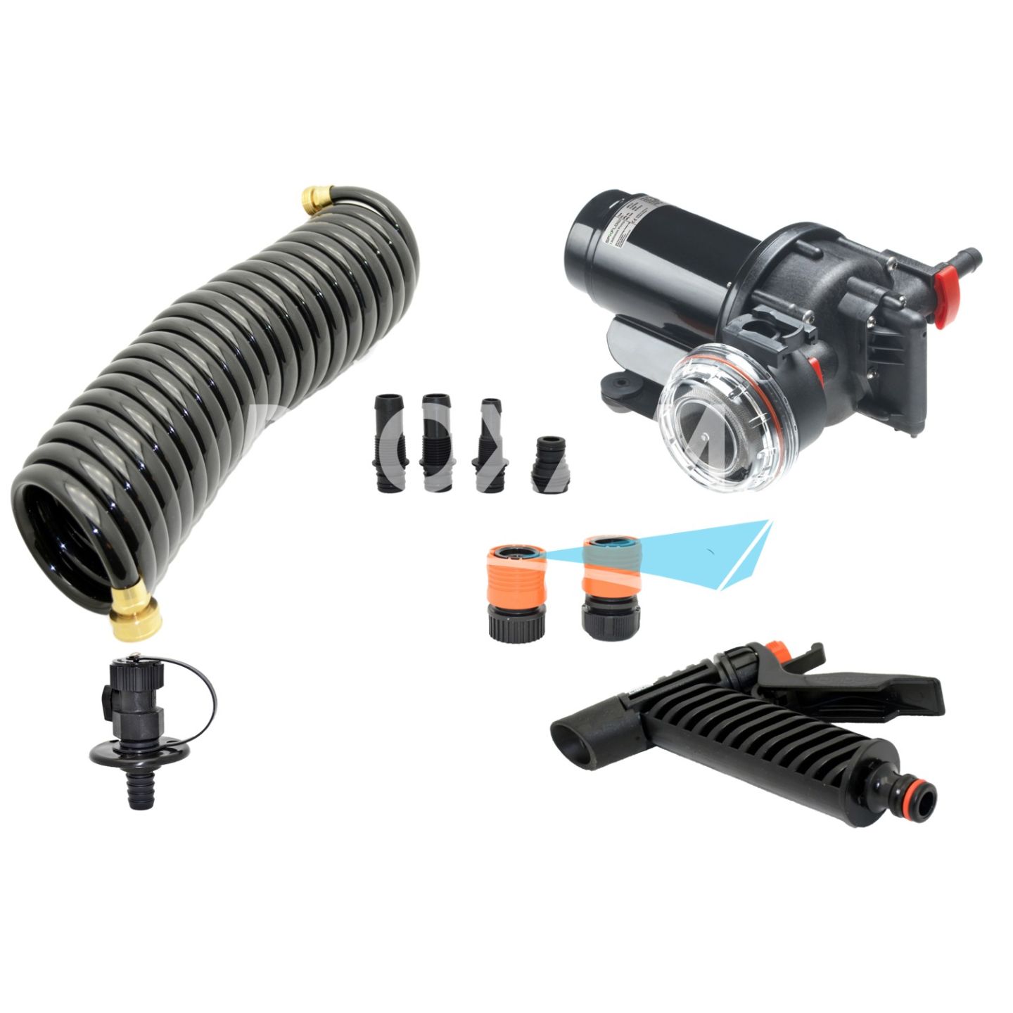 Kit de lavage Johnson Aqua Jet 32-64534R-24 – 20 l/min, 24 V