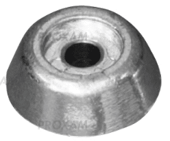 Anode zinc – anode de propulseur Lewmar 250/300TT Ø60mm