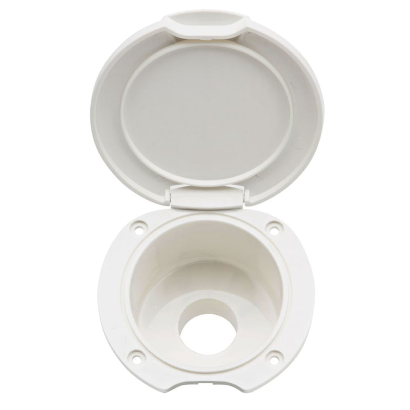 Boîtier douchette à poussoir CAN SB – Blanc ou chromé