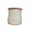 cordage polyester 3 torons blanc – équipement neuf pour bateau