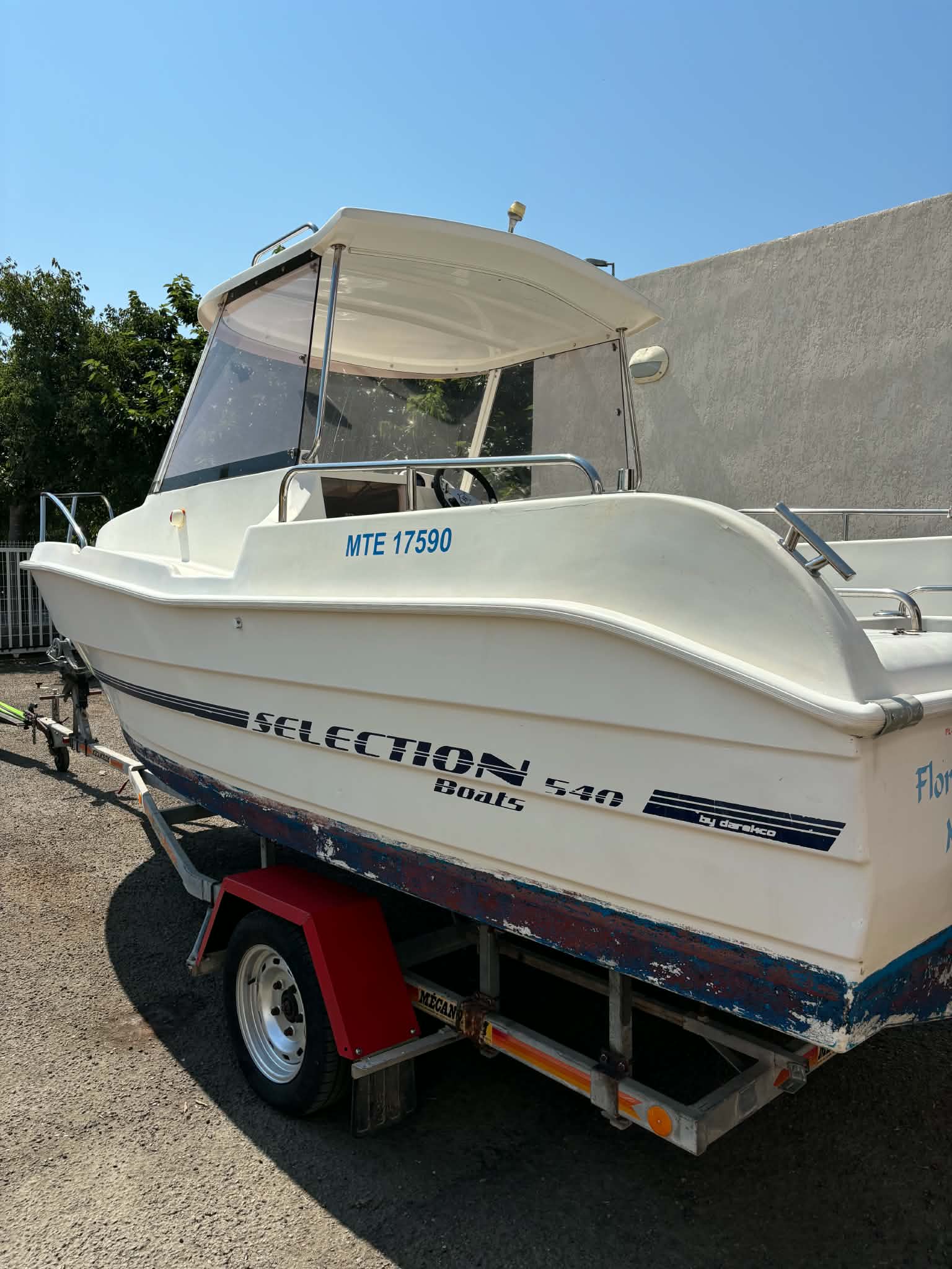 Bateau Ultramar 540 avec moteur Yamaha F80 2009