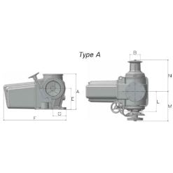 Guindeau Lofrans Ercole aluminium type A 403615 : vues techniques