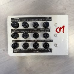 Tableau d’interrupteurs 12 boutons blanc d’occasion