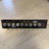 Tableau interrupteur 9 boutons noir 29,5 x 6 cm