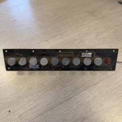 Tableau interrupteur 9 boutons noir 29,5 x 6 cm