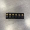 Tableau interrupteur noir 6 boutons d’occasion