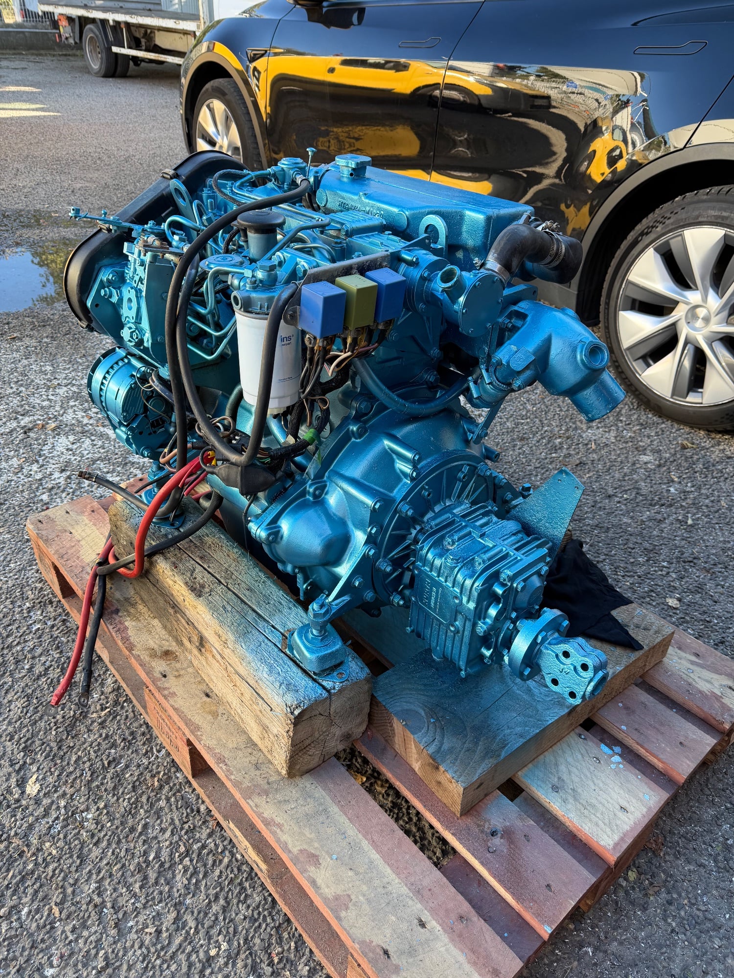 Moteur Perkins M50 diesel avec inverseur