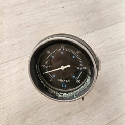 Compte-tours 6000 RPM noir et bleu d’occasion