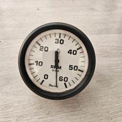 Compte-tour Faria 6000 RPM blanc d’occasion