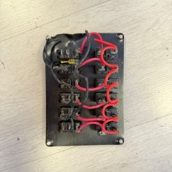 Tableau interrupteurs vertical 6 boutons 11,5 x 17