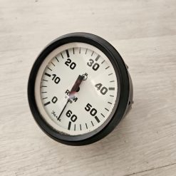 Compte-tour Faria 6000 RPM blanc d’occasion