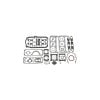 Pochette de joints 27-11977A88 Mercruiser V6
