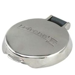 Commande à pied inox Lofrans 636075 avec bouton noir